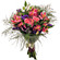 alstroemerias and roses bouquet. Omsk