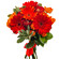 roses and gerberas bouquet. Omsk