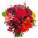 alstroemerias roses and gerberas bouquet. Omsk