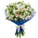 bouquet of white orchids. Omsk