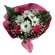 bouquet of roses with chrysanthemum. Omsk